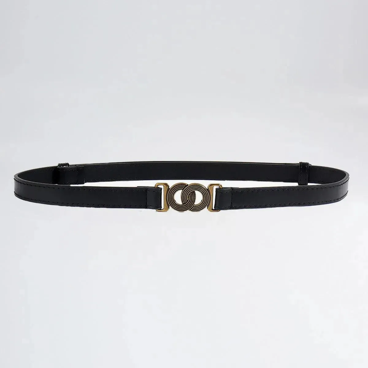 Stylish Alloy Buckle PU Leather Belt