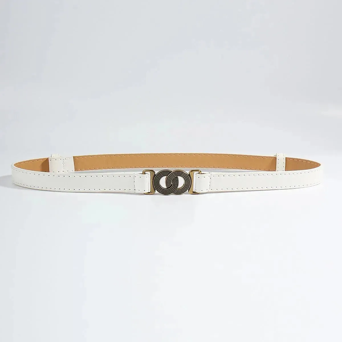 Stylish Alloy Buckle PU Leather Belt