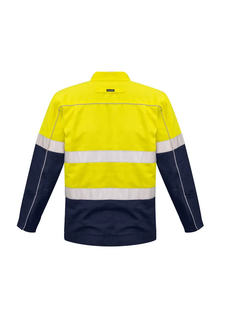 Syzmik Mens Hi Vis Cotton Drill Jacket ZJ590