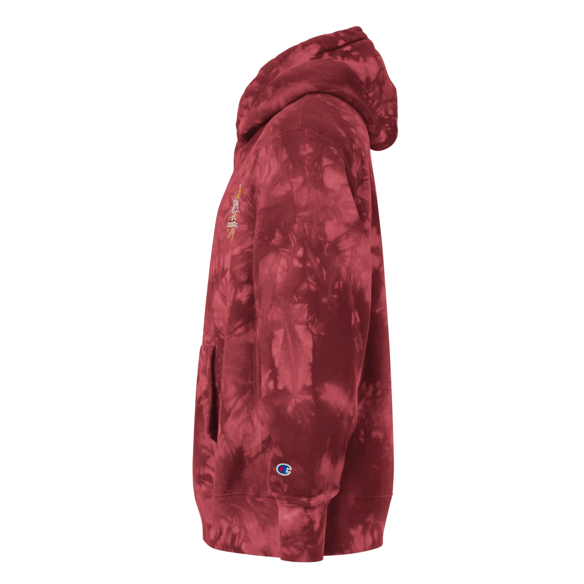 Unisex Champion Tie-dye Unisex Hoodie Spark Joy