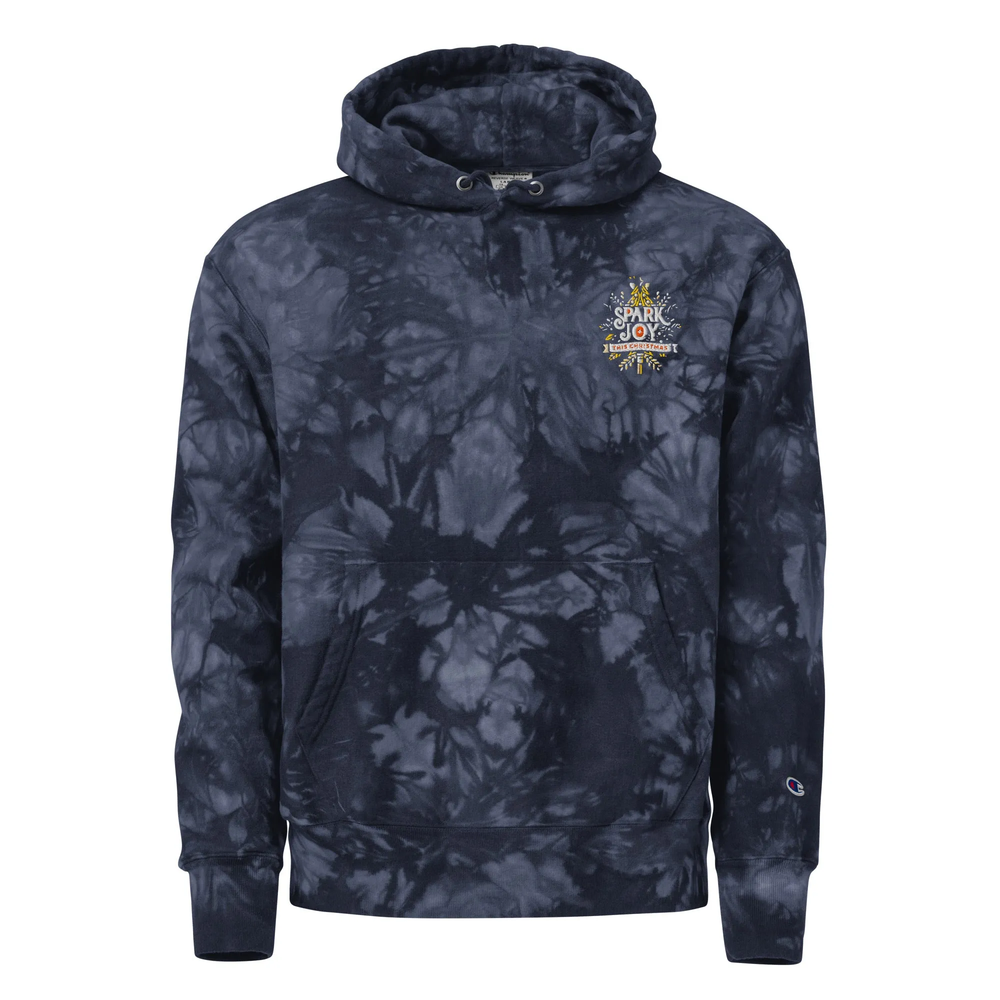 Unisex Champion Tie-dye Unisex Hoodie Spark Joy