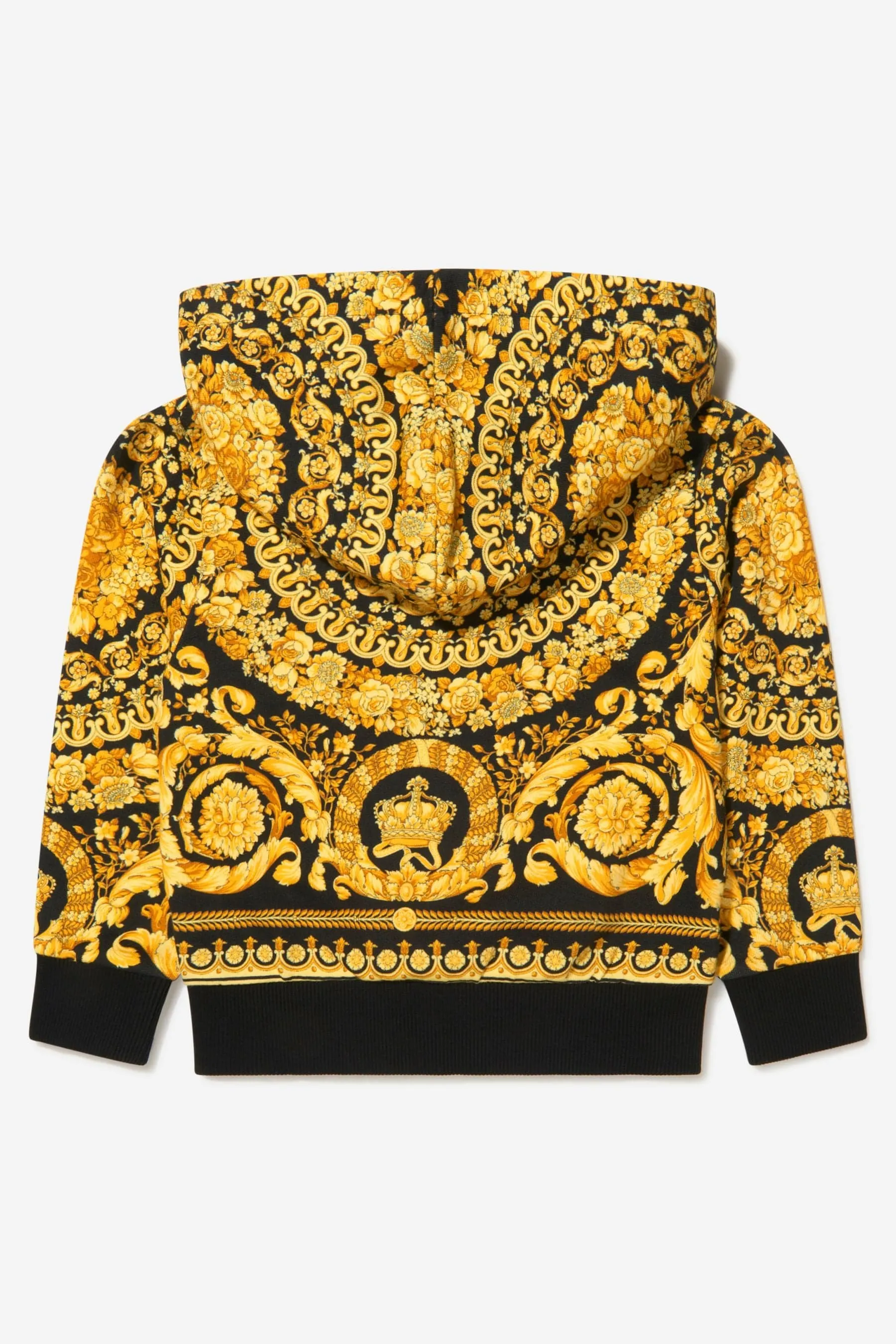 Versace Kids Barocco Zip Up Hoodie