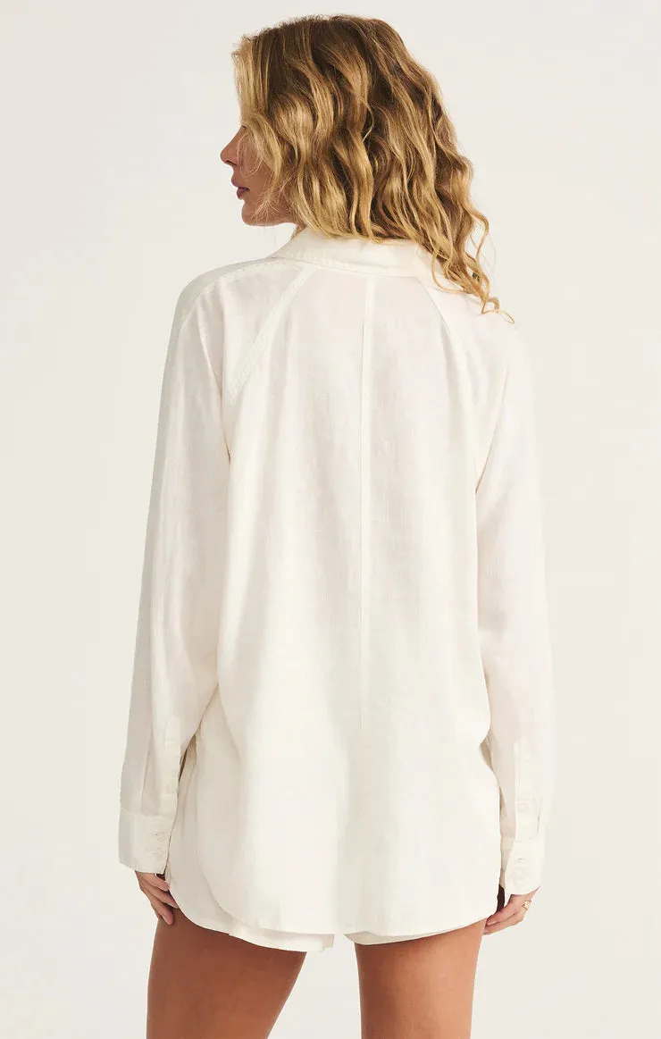 Z Supply | Perfect Linen Top - White